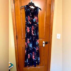 Navy floral Isabel Maternity dress